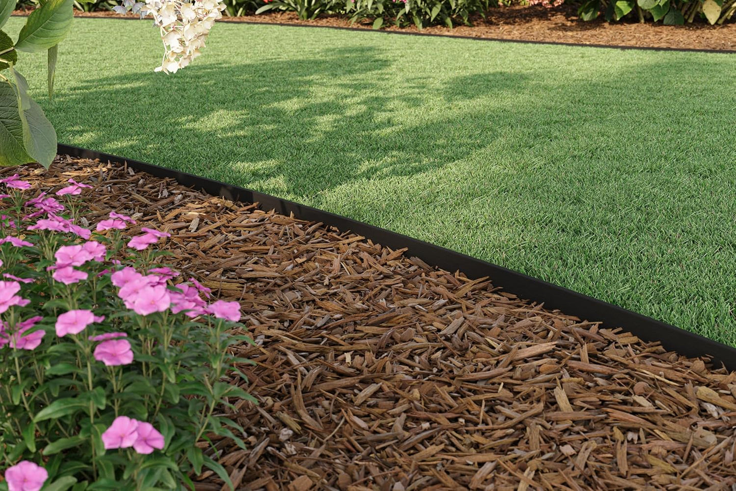 EasyFlex 4-Inch Composite Landscape Edging Kit, 40-Foot, Black