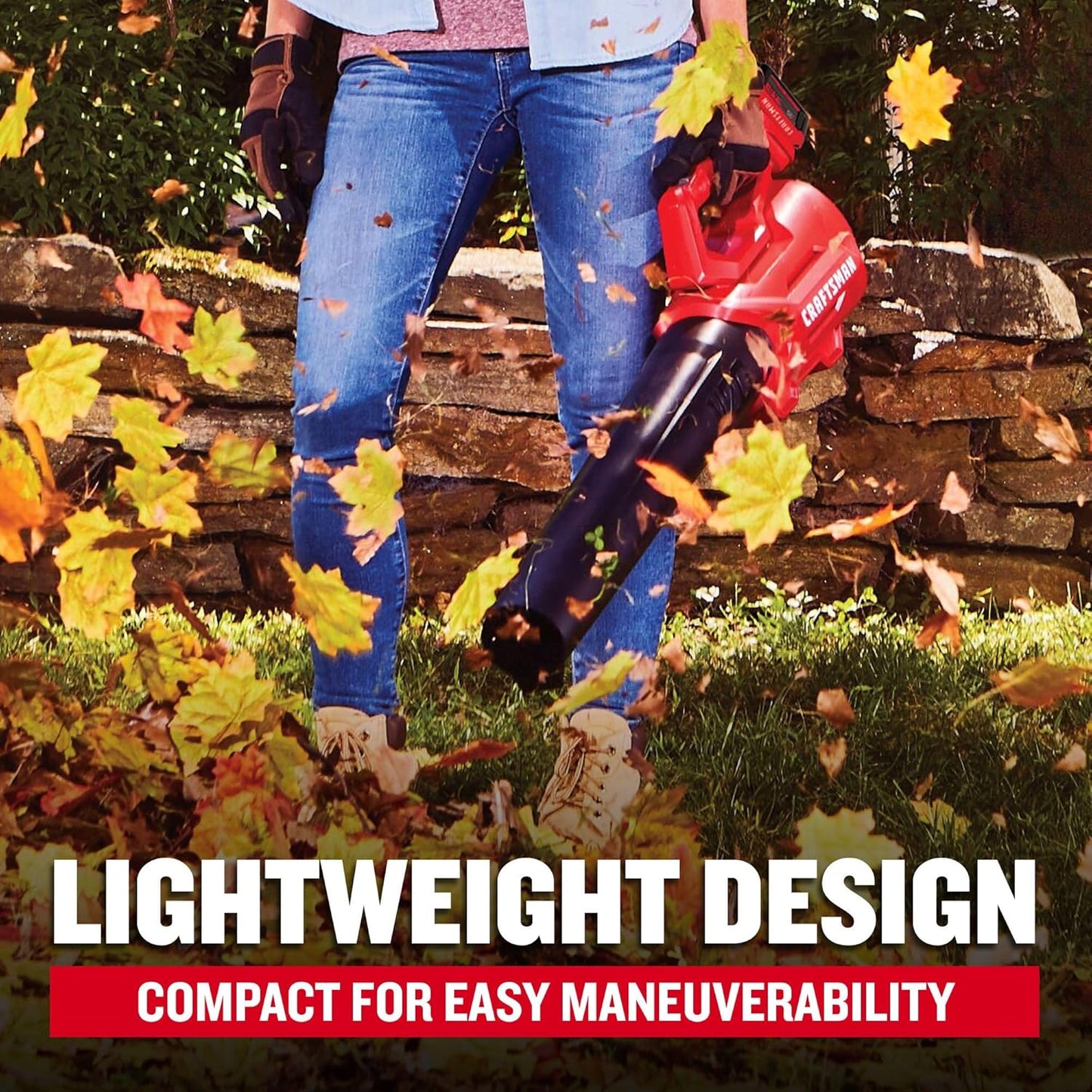 CRAFTSMAN V20 Cordless Axial Leaf Blower Kit with 4.0 Ah Battery and Charger (CMCBL700M1) (Renewed)