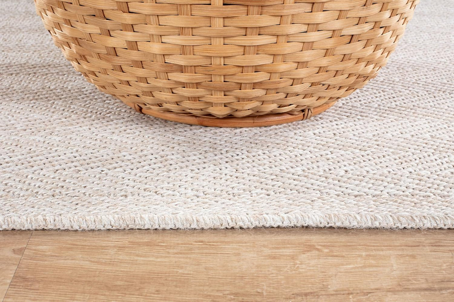 CAMILSON Easy Jute Rug 2x3, Indoor Outdoor Off-White Color Fiber Area Rugs for Bathroom and Kitchen Rug, Herringbone Seagrass Boho Woven Design, Easy-Cleaning, Washable Outside Carpet Alfombras 2 x 3