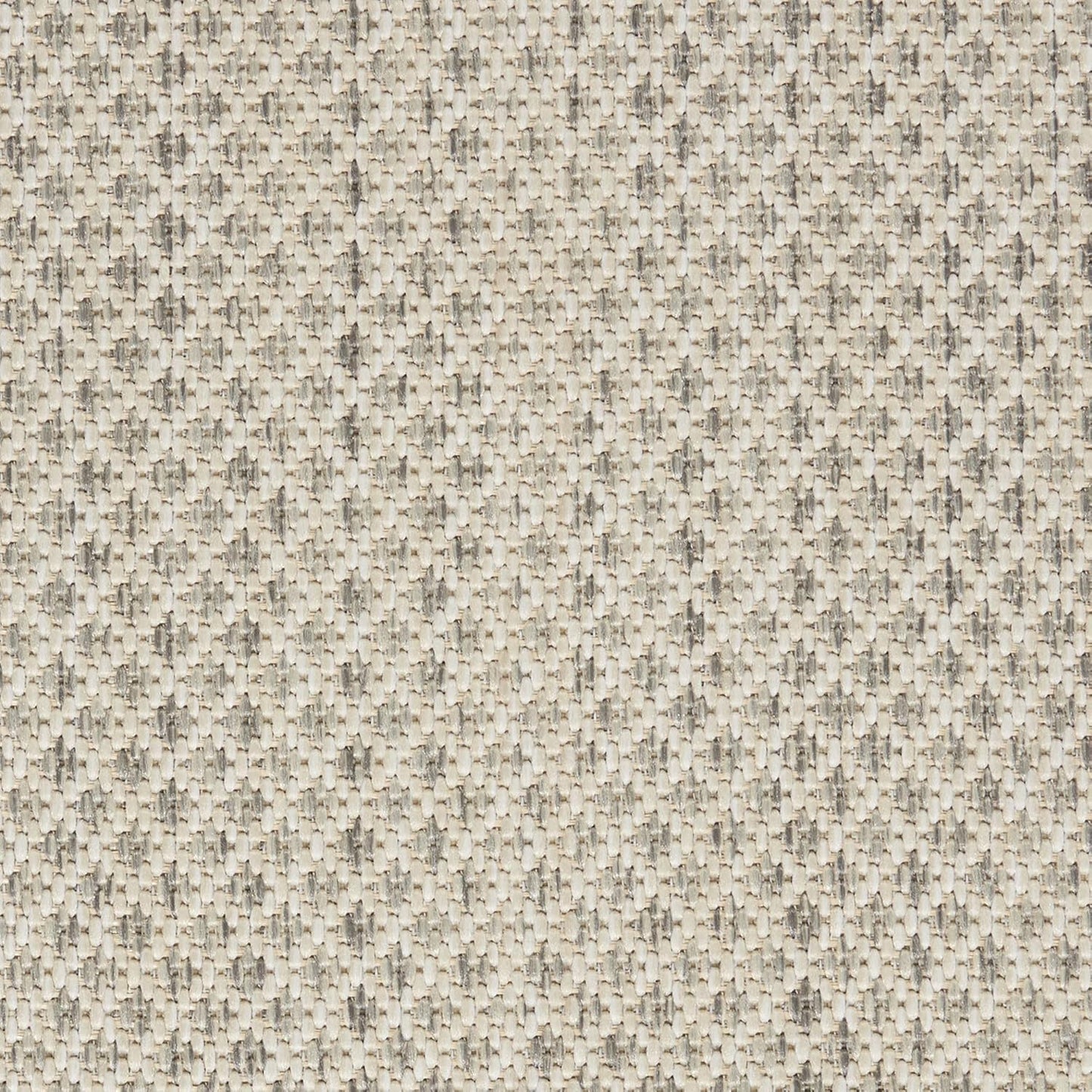 Nourison Home Courtyard Indoor/Outdoor Ivory Silver 2'2" x 16' Area Rug, Easy Cleaning, Non Shedding, Bed Room, Living Room, Dining Room, Backyard, Deck, Patio (2x16)