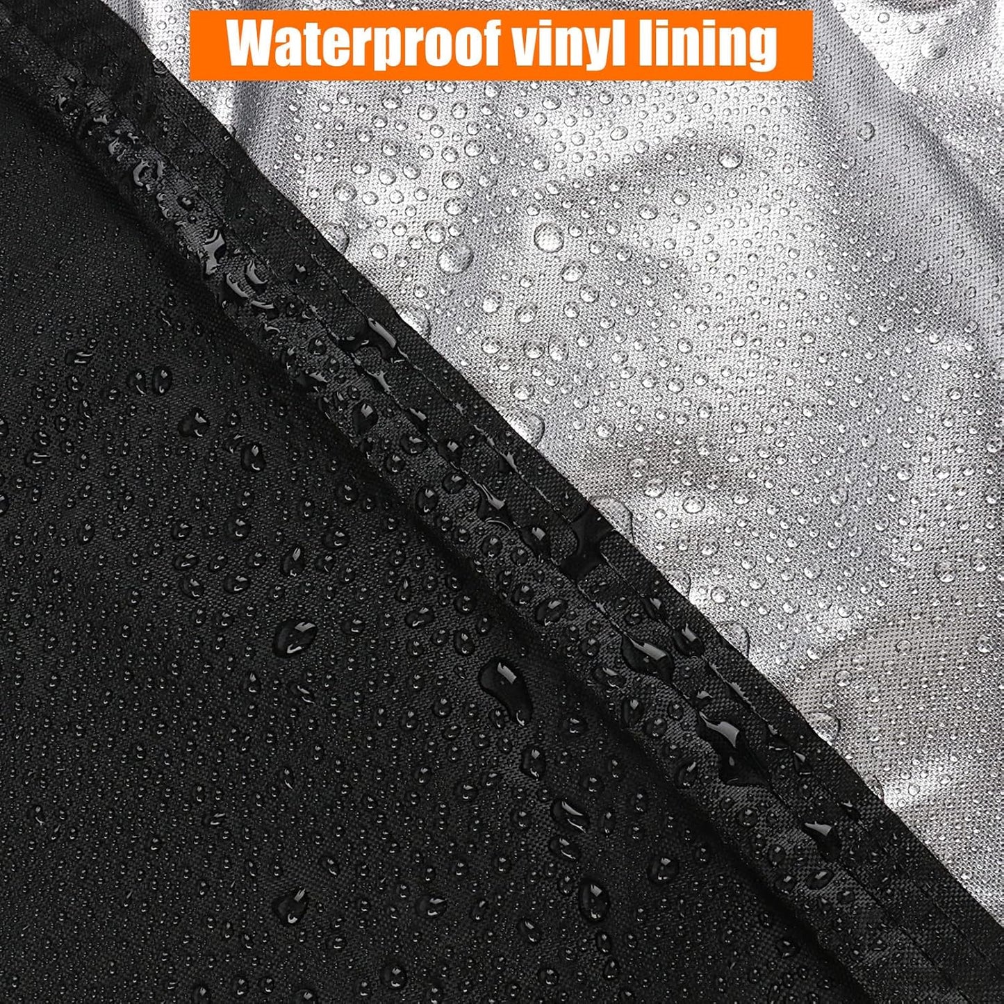 2 Burner Gas Grill Cover 32 Inch, Waterproof Cover for Char-Broil 463673519 Gas Grill, Protective Outdoor Grill Cover for Weber Nexgrill with Collapsed Side Tables