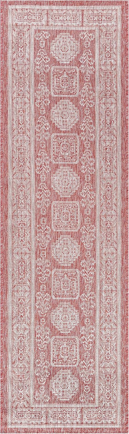 Keen Home Design Terrace Outdoor Runner Rug - 2x10 Washable Indoor/Outdoor Rug for Patio, Kitchen, Balcony, Beach, Garden, Deck and Porch, Size: 2'2"x9'11"