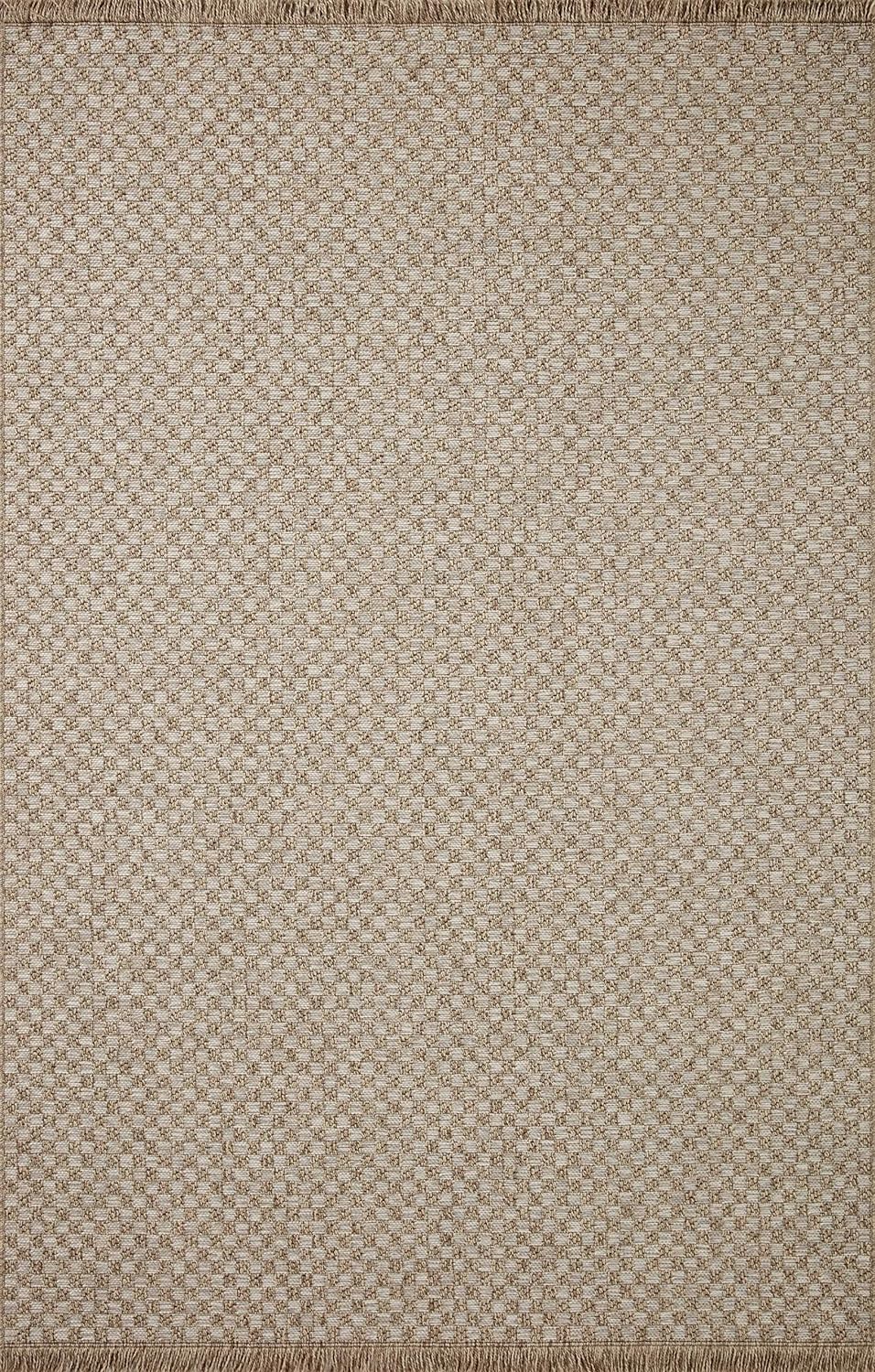 Loloi Dawn Collection Indoor/Outdoor DAW-02 Tan 2'-3" x 3'-9" Accent Rug