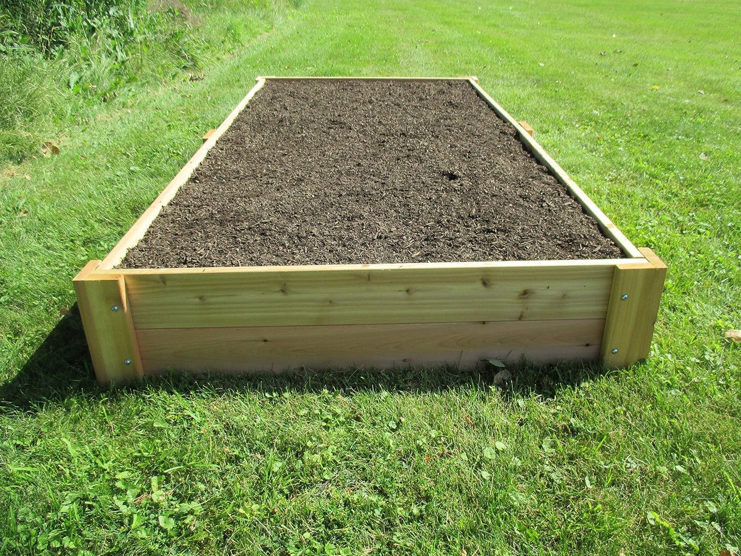 Infinite Cedar Premium Cedar Raised Garden Bed - 1" Thick Wood (4' x 8' x 11" H)