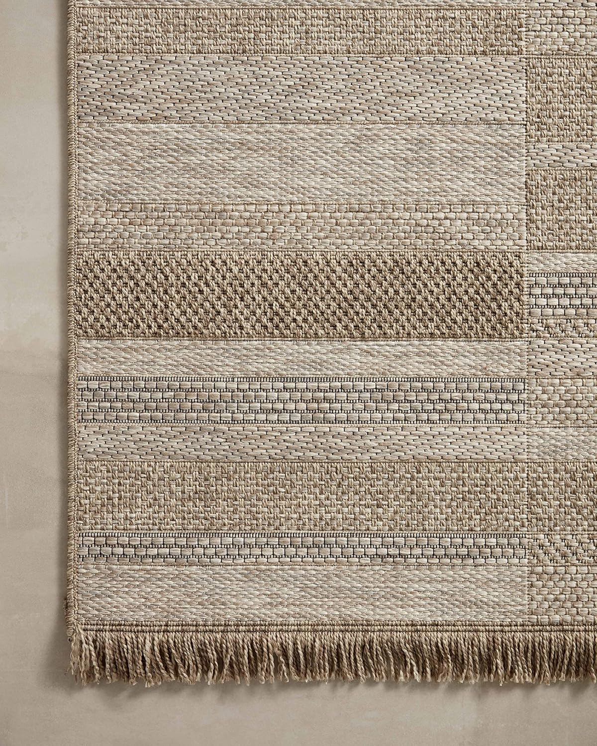 Loloi Dawn Collection Indoor/Outdoor DAW-03 Brown 2'-3" x 10'-0" Runner Rug