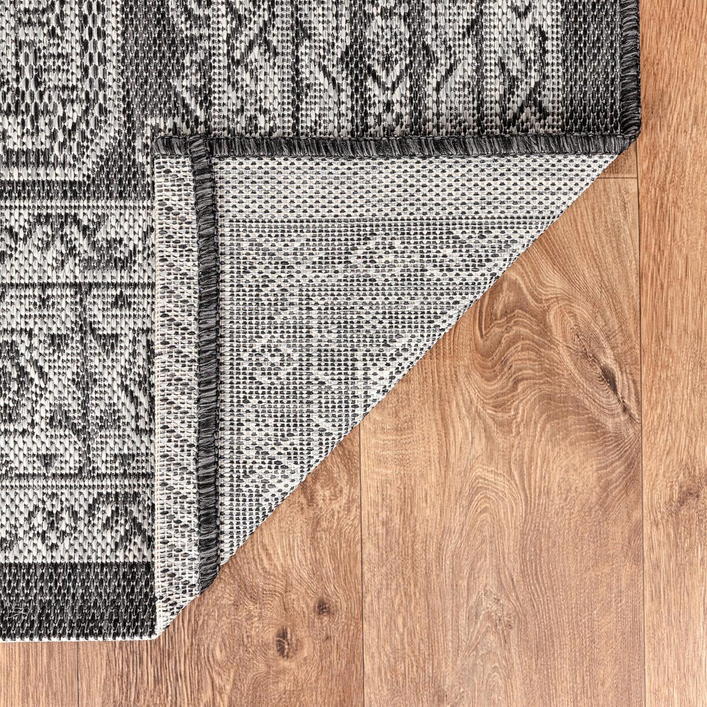 Keen Home Design Terrace Outdoor Area Rug - 8x10 Washable Indoor/Outdoor Rug for Patio, Kitchen, Balcony, Beach, Garden, Deck and Porch, Size: 7'7"x10'