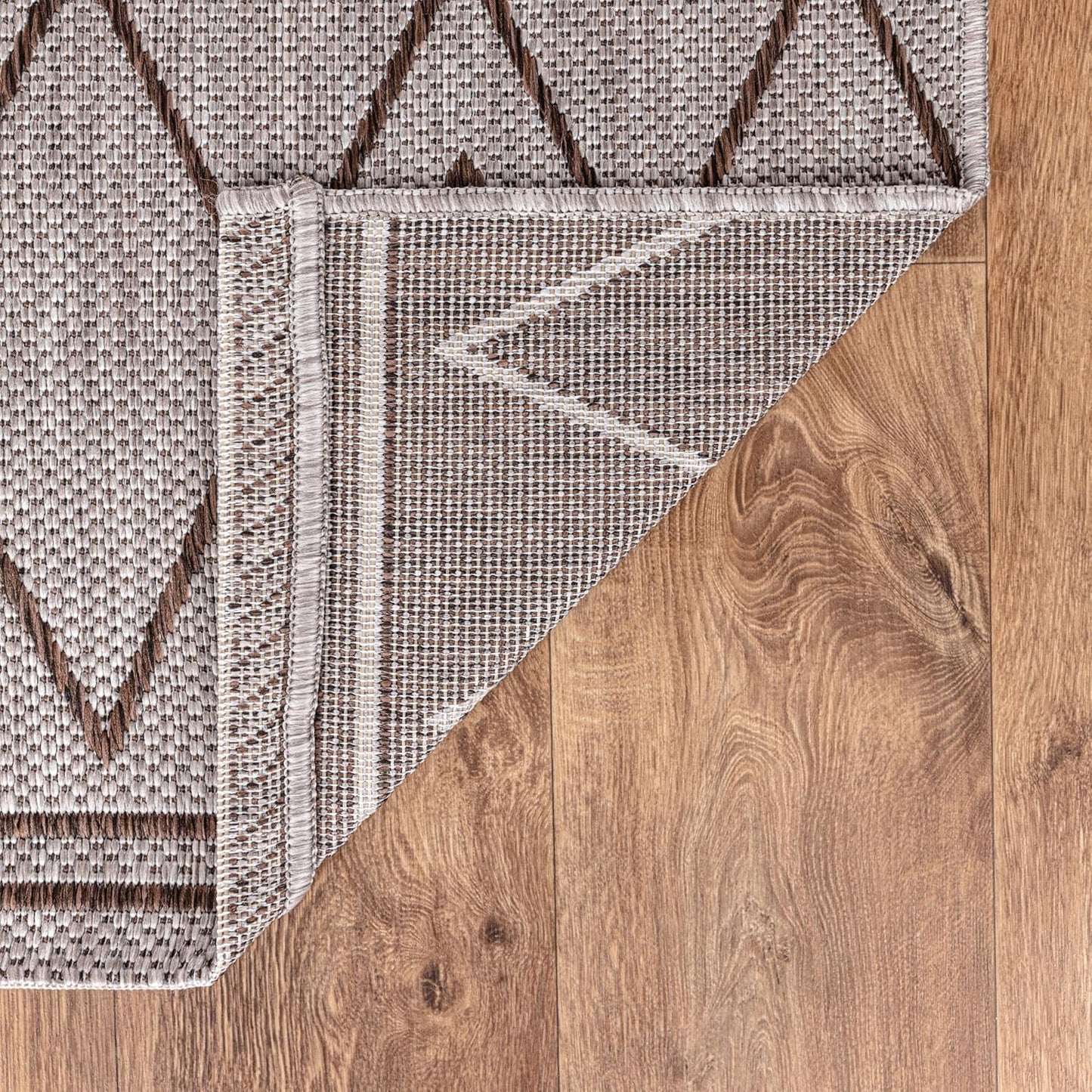 Keen Home Design Terrace Outdoor Area Rug - 8x10 Washable Indoor/Outdoor Rug for Patio, Kitchen, Balcony, Beach, Garden, Deck and Porch, Size: 7'7"x10'