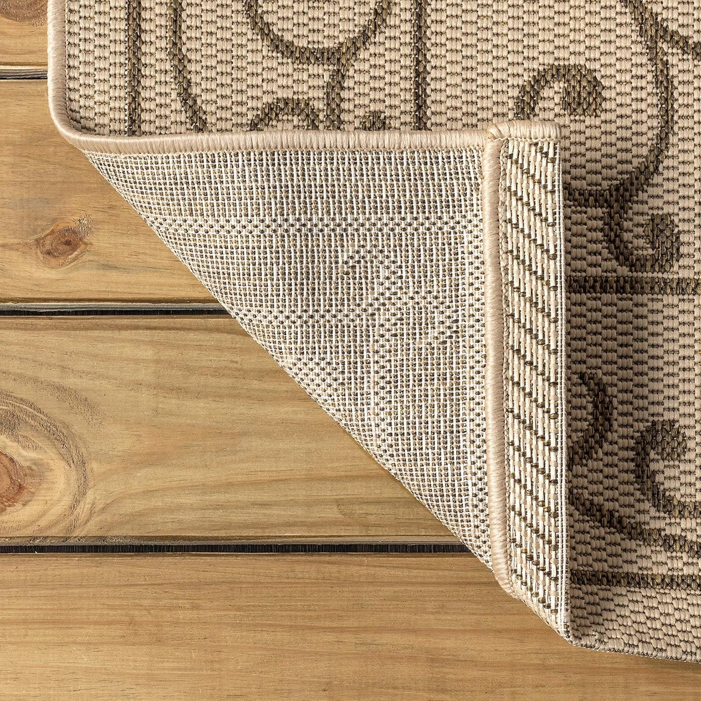 JONATHAN Y SMB106A-5 Charleston Vintage Filigree Textured Weave Indoor/Outdoor Beige/Brown 5 ft. x 8 ft. Area Rug, Classic,Easy Cleaning,HighTraffic,LivingRoom,Backyard, Non Shedding