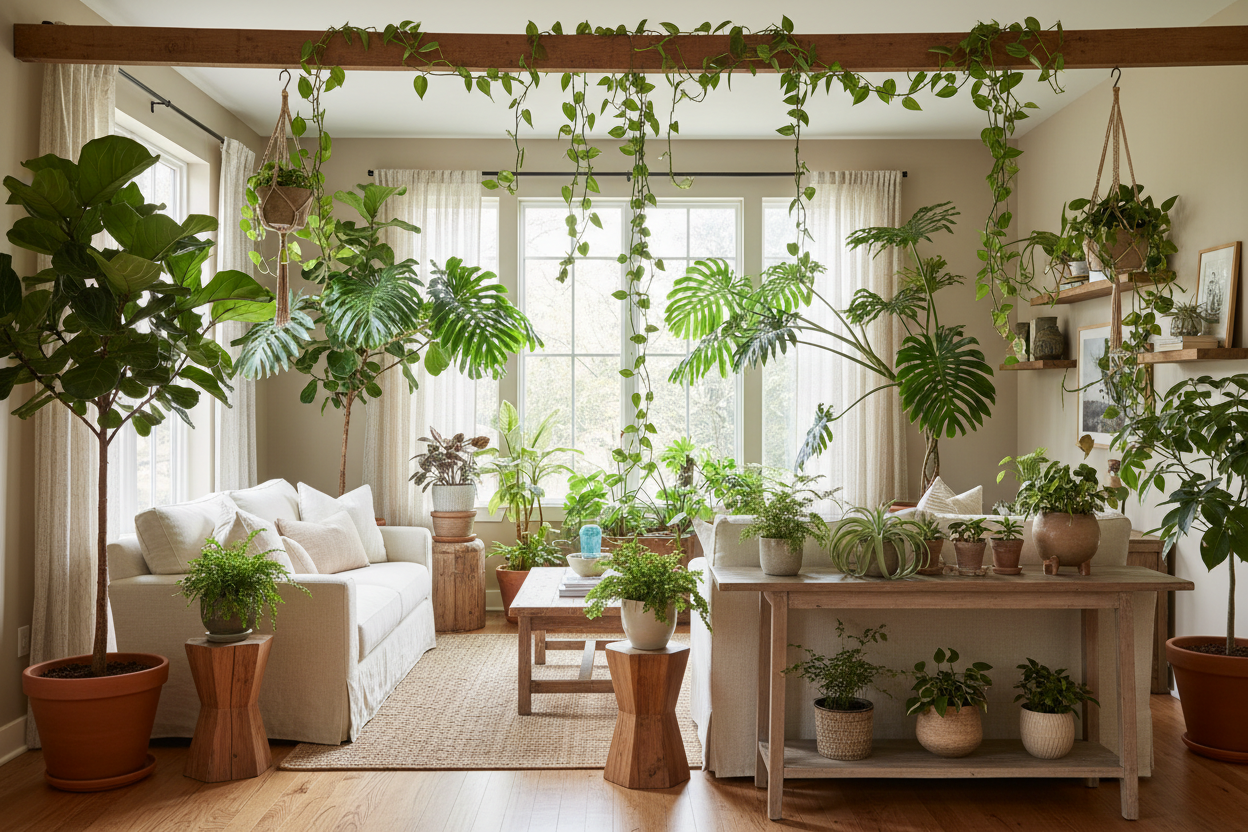 Turn your living space into a peaceful retreat, filled with lush greenery, soothing vibes, and the calming influence of nature. At Lumora Garden, we believe that every plant is an opportunity to create harmony and beauty in your world. (make it real photo)